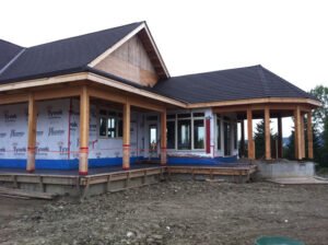 Priddis exterior stayining project