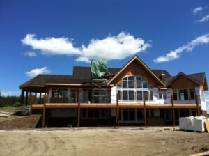 Priddis exterior stayining project